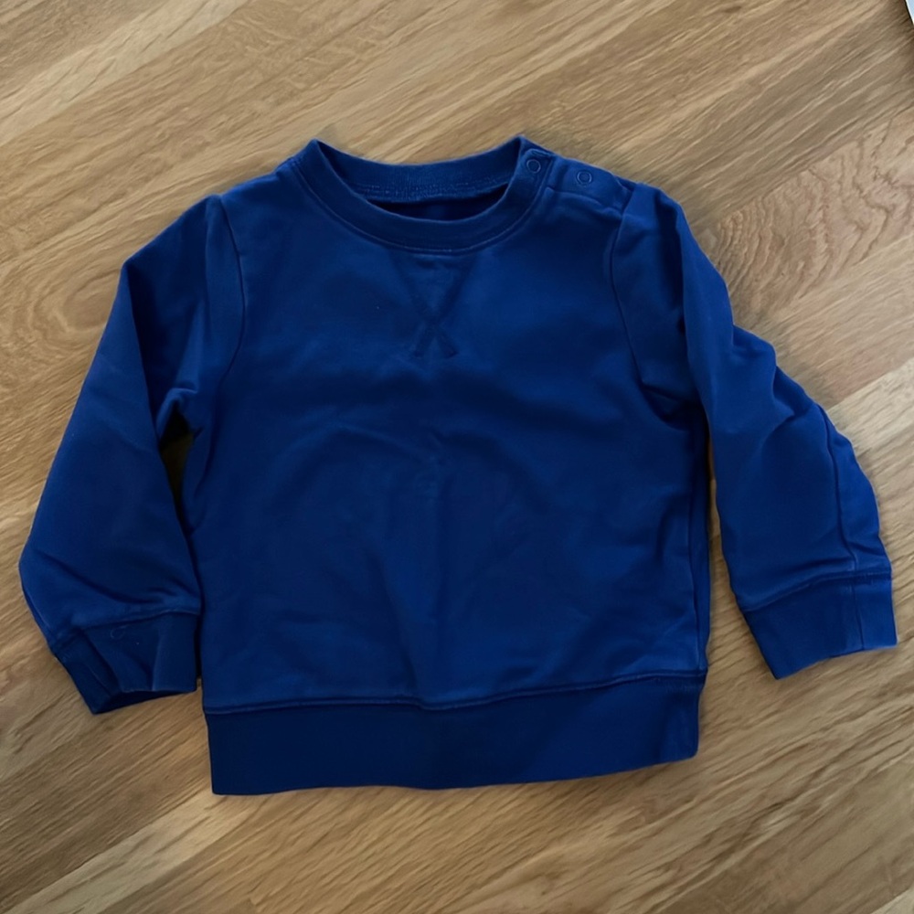 Primary Blue Sweatshirt 12-18M